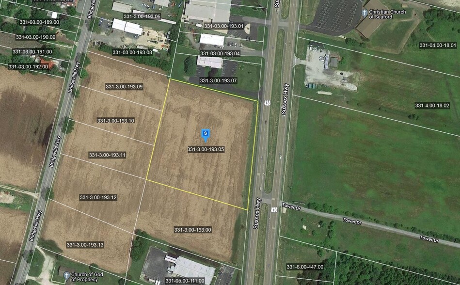 22654 Sussex Hwy, Seaford, DE à louer - Plan cadastral – Image 2 sur 3