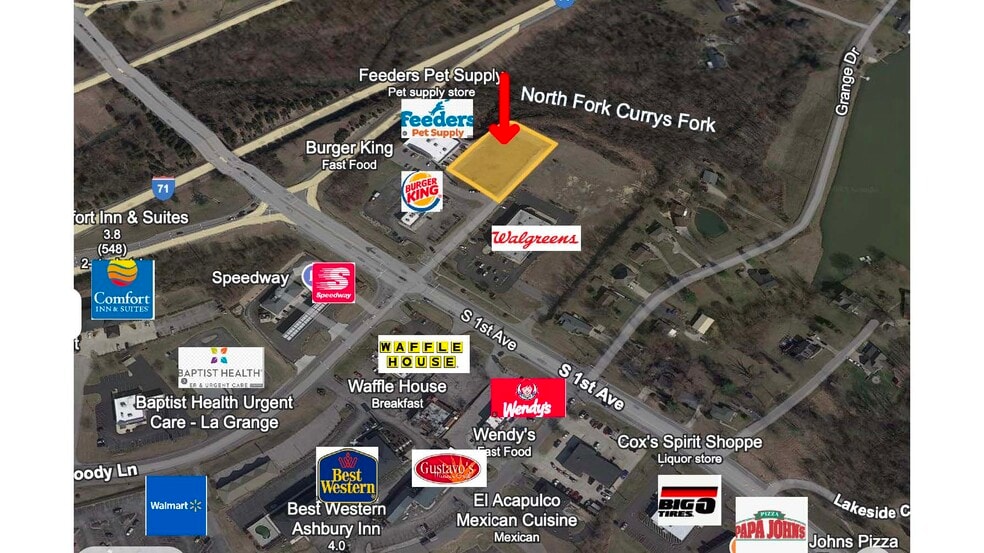 1805 Hwy 53, La Grange, KY à vendre - Aérien – Image 1 sur 2