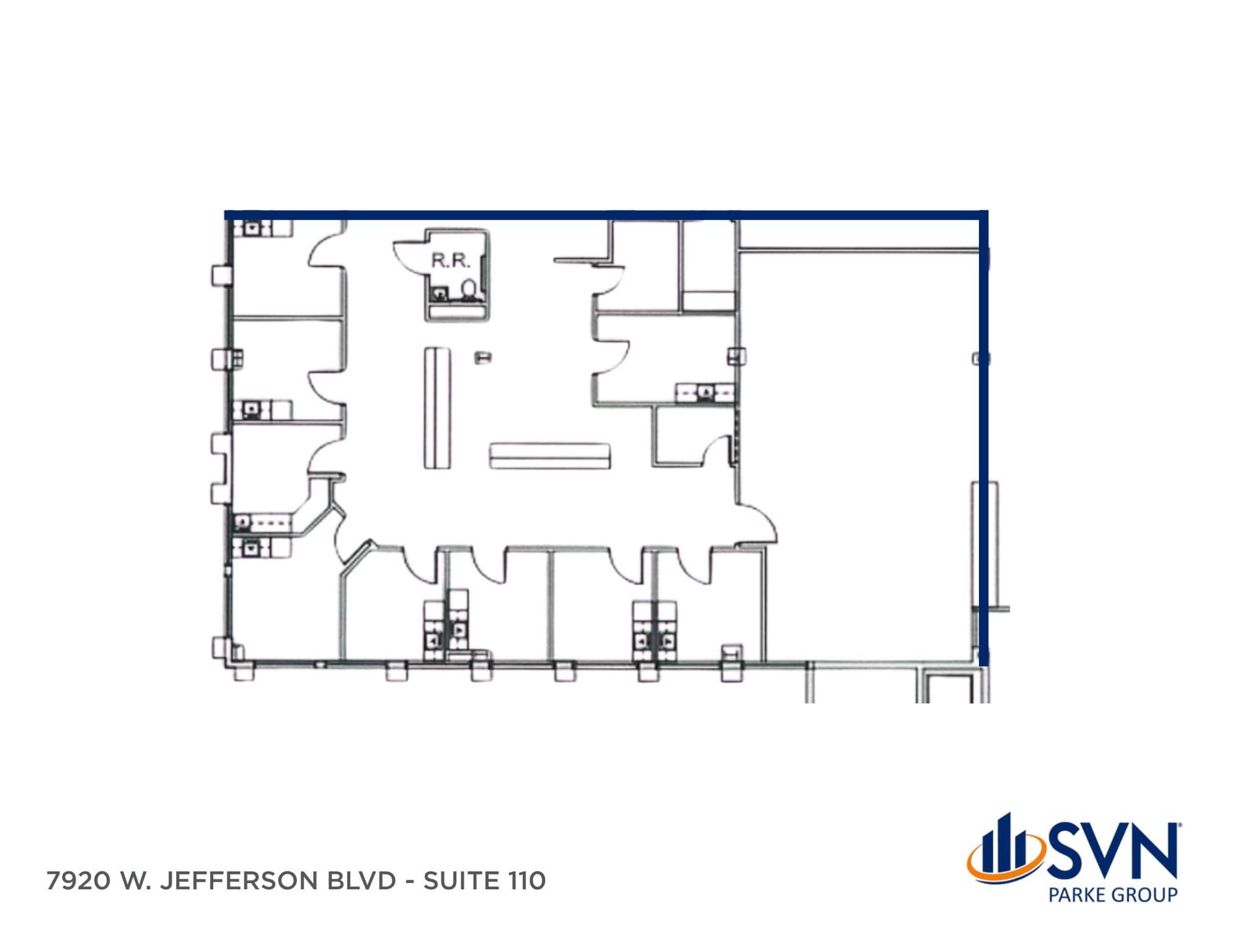 7920 W Jefferson Blvd, Fort Wayne, IN à louer Plan d’étage– Image 1 sur 1