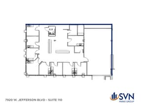 7920 W Jefferson Blvd, Fort Wayne, IN à louer Plan d’étage– Image 1 sur 1
