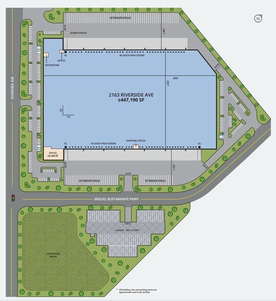 2163 S Riverside Ave, Colton, CA à louer - Plan de site – Image 2 sur 2
