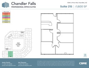 1490 S Price Rd, Chandler, AZ à louer Plan d’étage– Image 1 sur 2