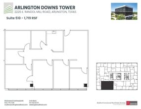 2225 E Randol Mill Rd, Arlington, TX à louer Plan d’étage– Image 2 sur 2