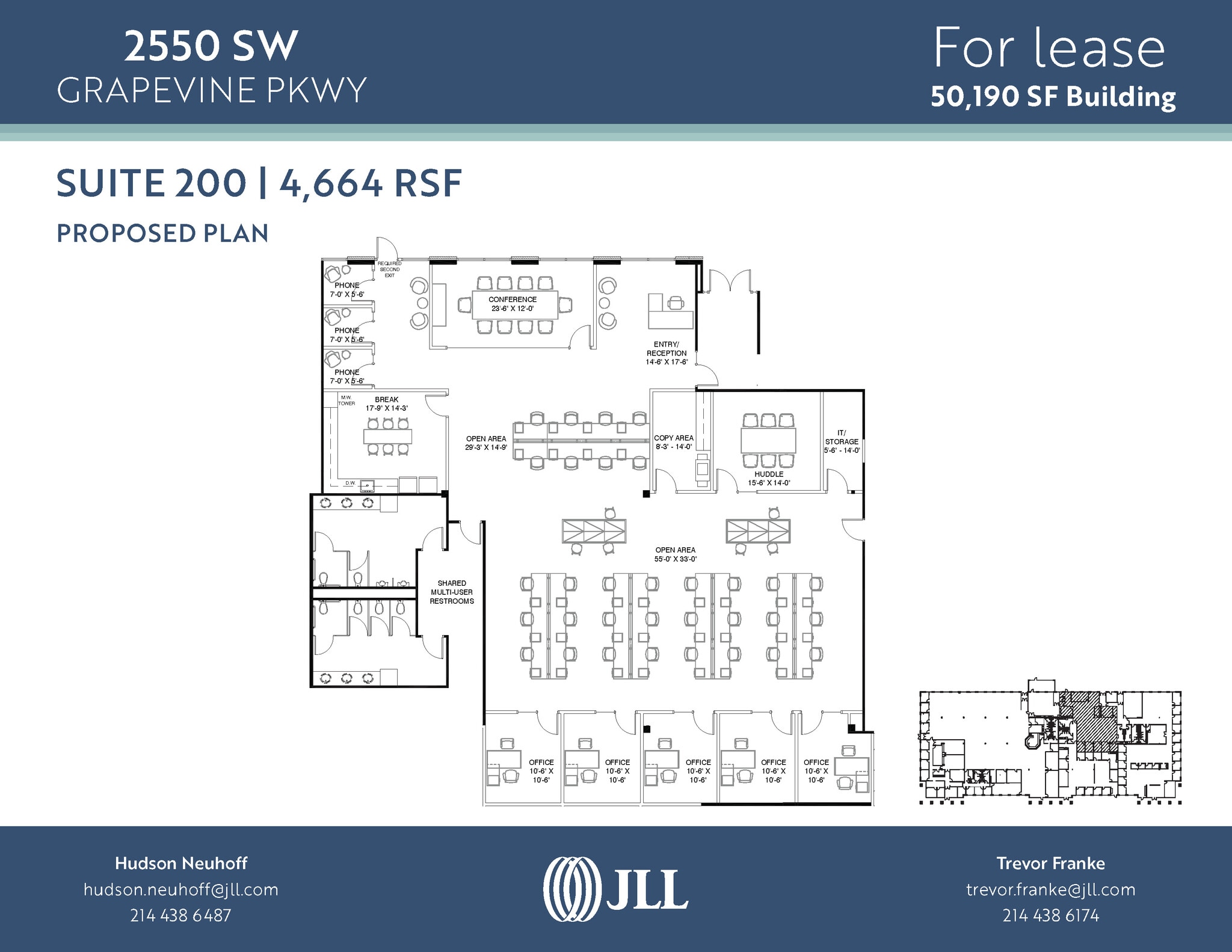 2550 SW Grapevine Pky, Grapevine, TX à louer Plan d’étage– Image 1 sur 2