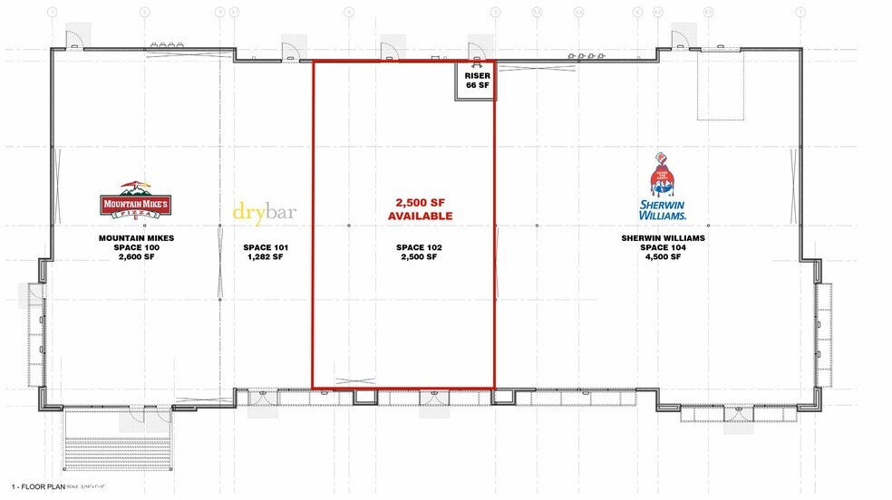 Stonebridge Dr & Eldorado Pky, McKinney, TX à louer - Plan d’étage – Image 2 sur 3