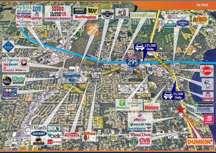 1408 Park Ave, Orange Park, FL à vendre - Aérien – Image 2 sur 4