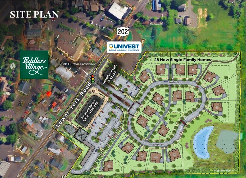 5861 York Rd, Lahaska, PA à louer - Plan de site – Image 2 sur 3
