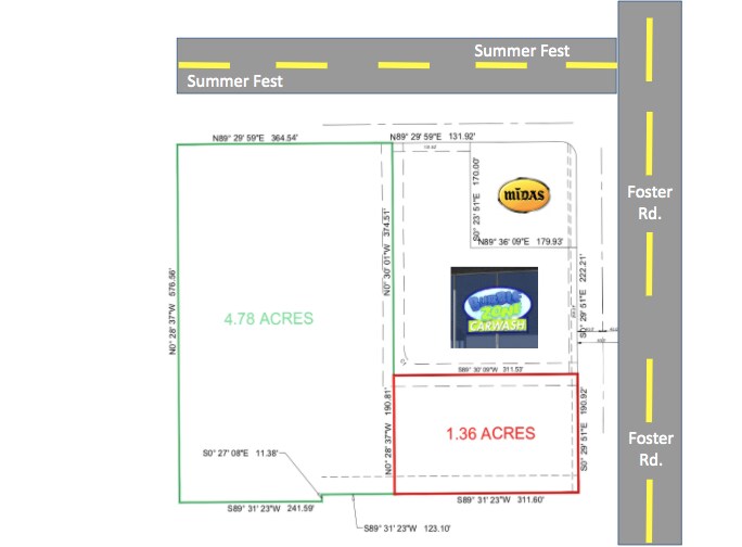 Foster Rd And Summer Fest, San Antonio, TX à louer - Plan de site – Image 3 sur 4