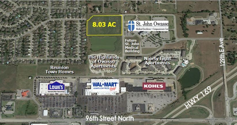 12451 E 100th St, Owasso, OK à vendre - Aérien – Image 1 sur 1
