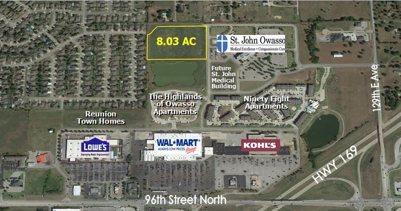 12451 E 100th St, Owasso, OK à vendre Aérien– Image 1 sur 2