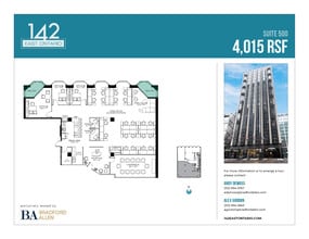 142 E Ontario St, Chicago, IL à louer Plan d’étage– Image 1 sur 4