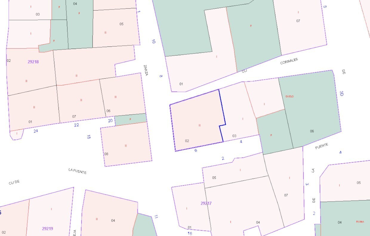 Terrain dans San Esteban de los Patos, Ávila à vendre Plan cadastral– Image 1 sur 2