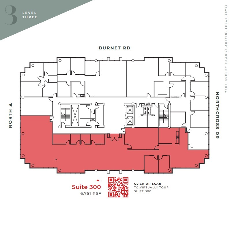 7600 Burnet Rd, Austin, TX à louer Plan d’étage– Image 1 sur 1