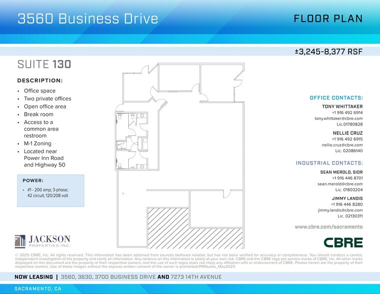 7273 14th Ave, Sacramento, CA à louer - Plan de site – Image 1 sur 9