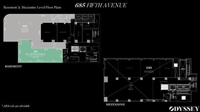 685 5th Ave, New York, NY à louer Plan d’étage– Image 2 sur 3