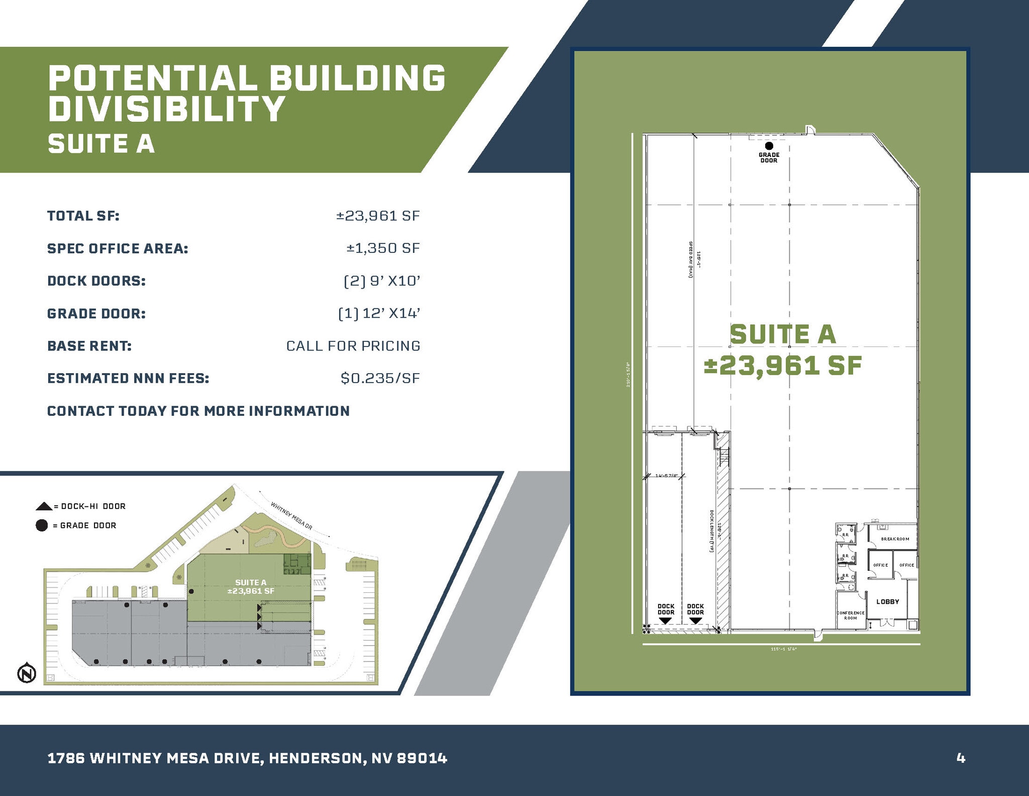 1786 Whitney Mesa Dr, Henderson, NV à louer Plan d’étage– Image 1 sur 1