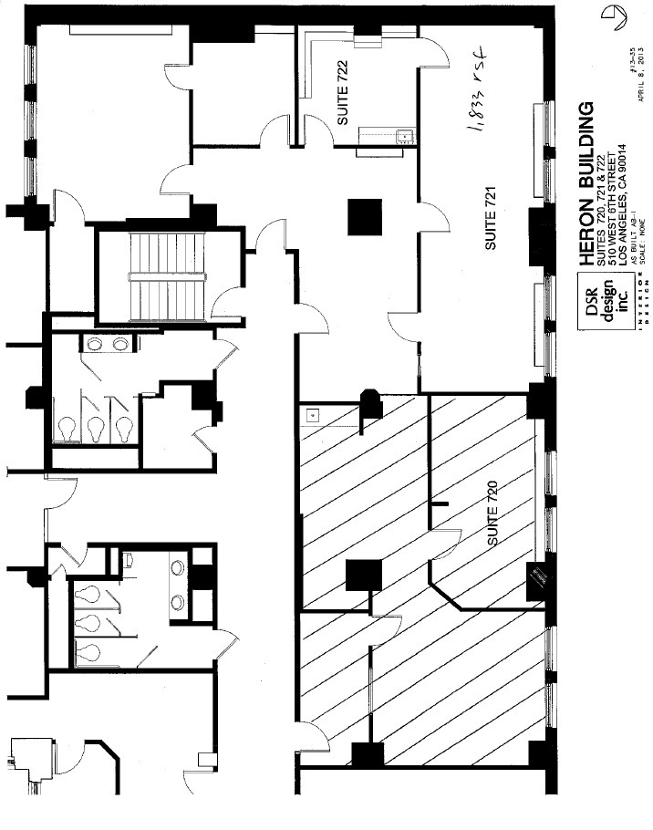 510 W 6th St, Los Angeles, CA à louer Plan d’étage– Image 1 sur 1