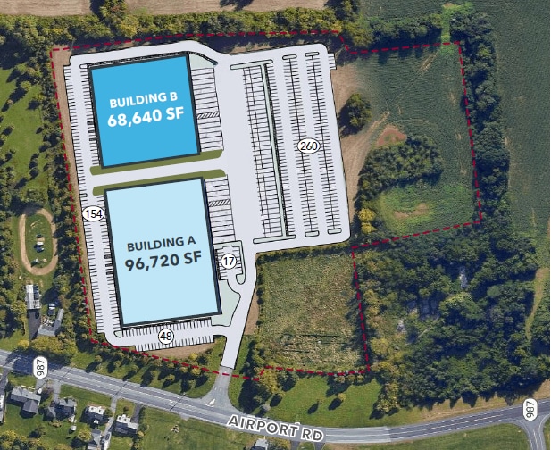 4000 Airport Road Rd, Bethlehem, PA à louer - Plan de site – Image 3 sur 3