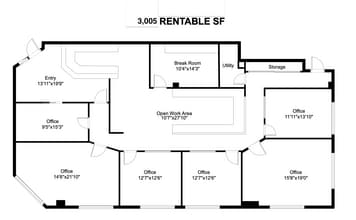 3585 E Flamingo Rd, Las Vegas, NV à louer Plan d’étage– Image 1 sur 9