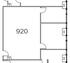 915 Wilshire Blvd, Los Angeles, CA à louer Plan d’étage– Image 1 sur 1