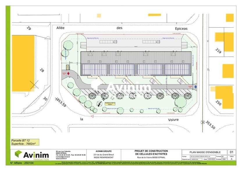 Local commercial dans Épinal à vendre - Plan de site – Image 2 sur 2
