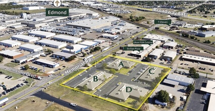 510 E Memorial Rd, Oklahoma City, OK - Vue aérienne vue de carte