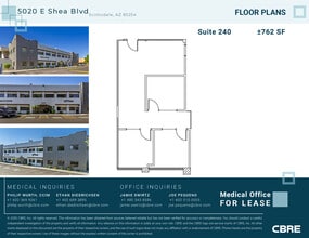 5010 E Shea Blvd, Scottsdale, AZ à louer Plan d’étage– Image 1 sur 2