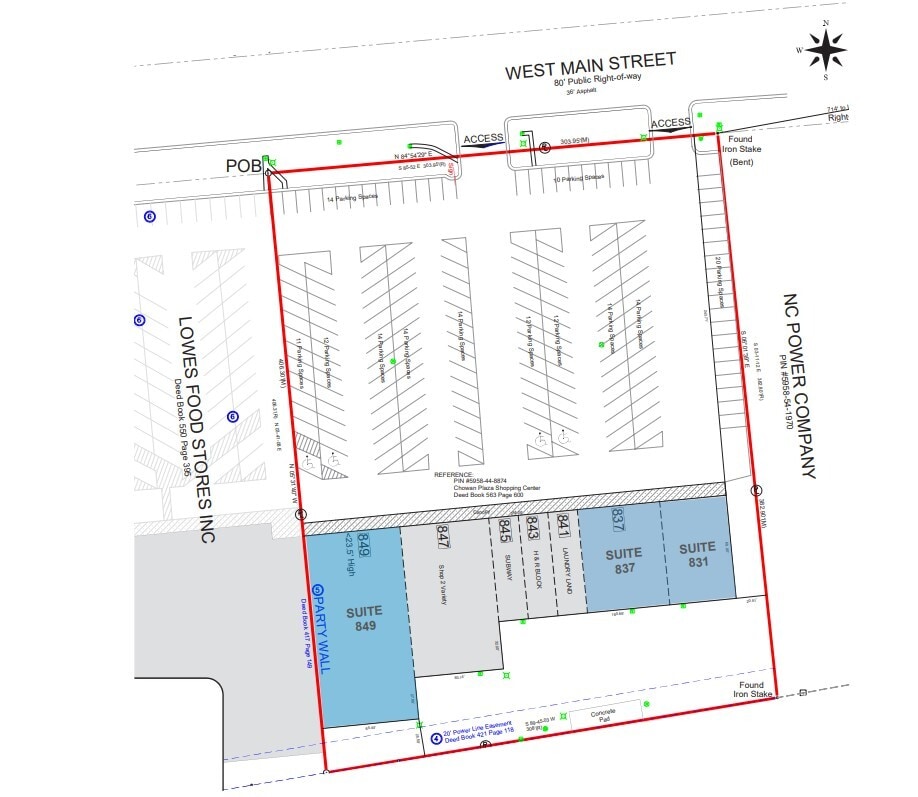 831-841 W Main St, Murfreesboro, NC à vendre Plan d’étage– Image 1 sur 1