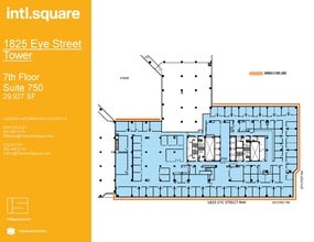1875 I St NW, Washington, DC à louer Plan d’étage– Image 1 sur 1
