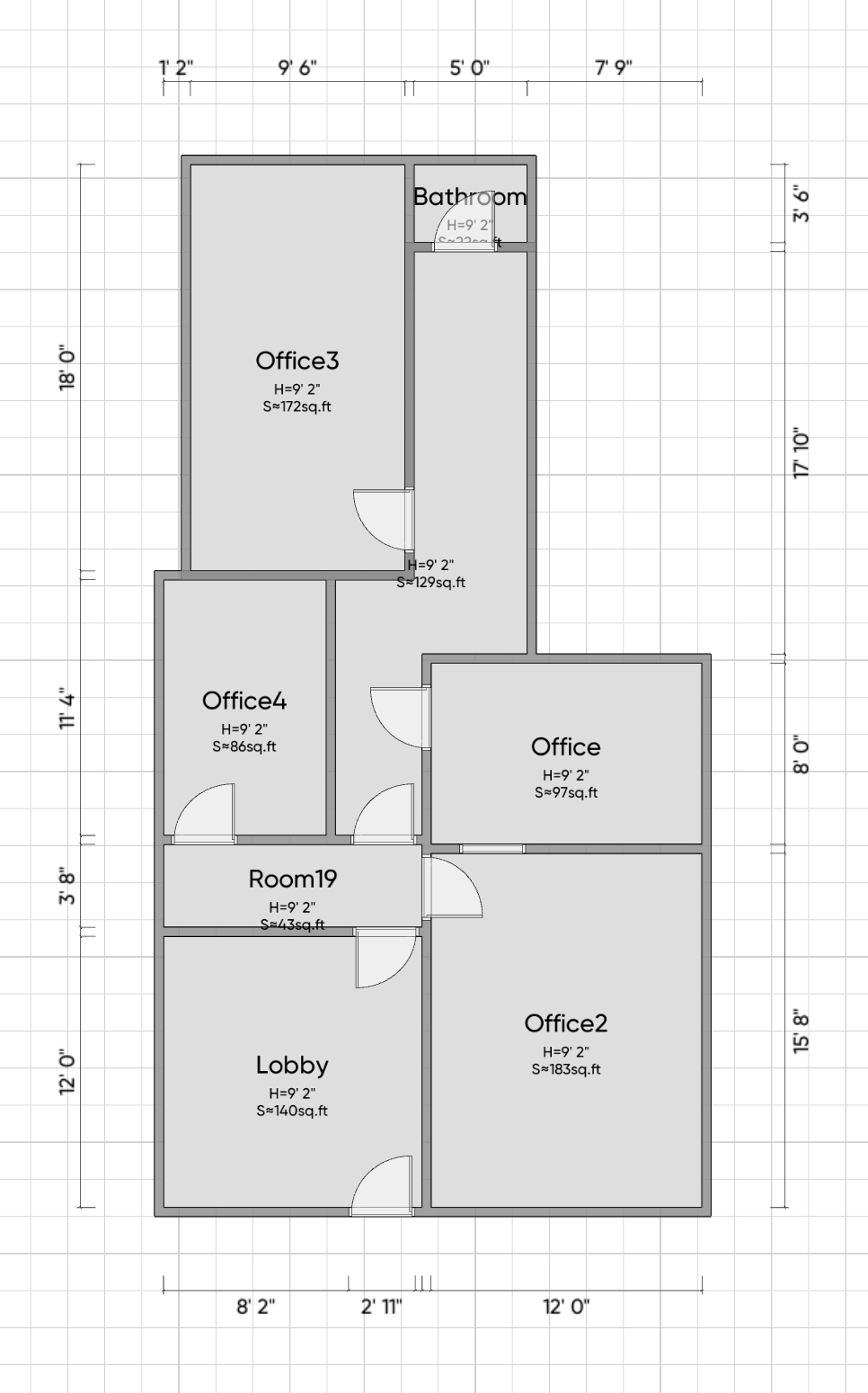 8180 Brecksville Rd, Brecksville, OH à louer Plan d’étage– Image 1 sur 1