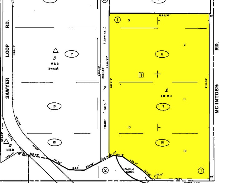 6100-6284 McIntosh Rd, Sarasota, FL à louer - Plan cadastral – Image 2 sur 7