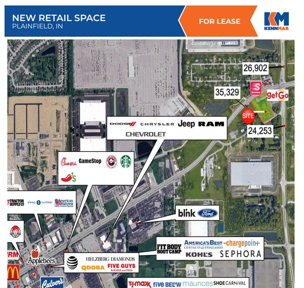 3055 E. Main Street, Plainfield, IN à louer - Photo de l’immeuble – Image 2 sur 2