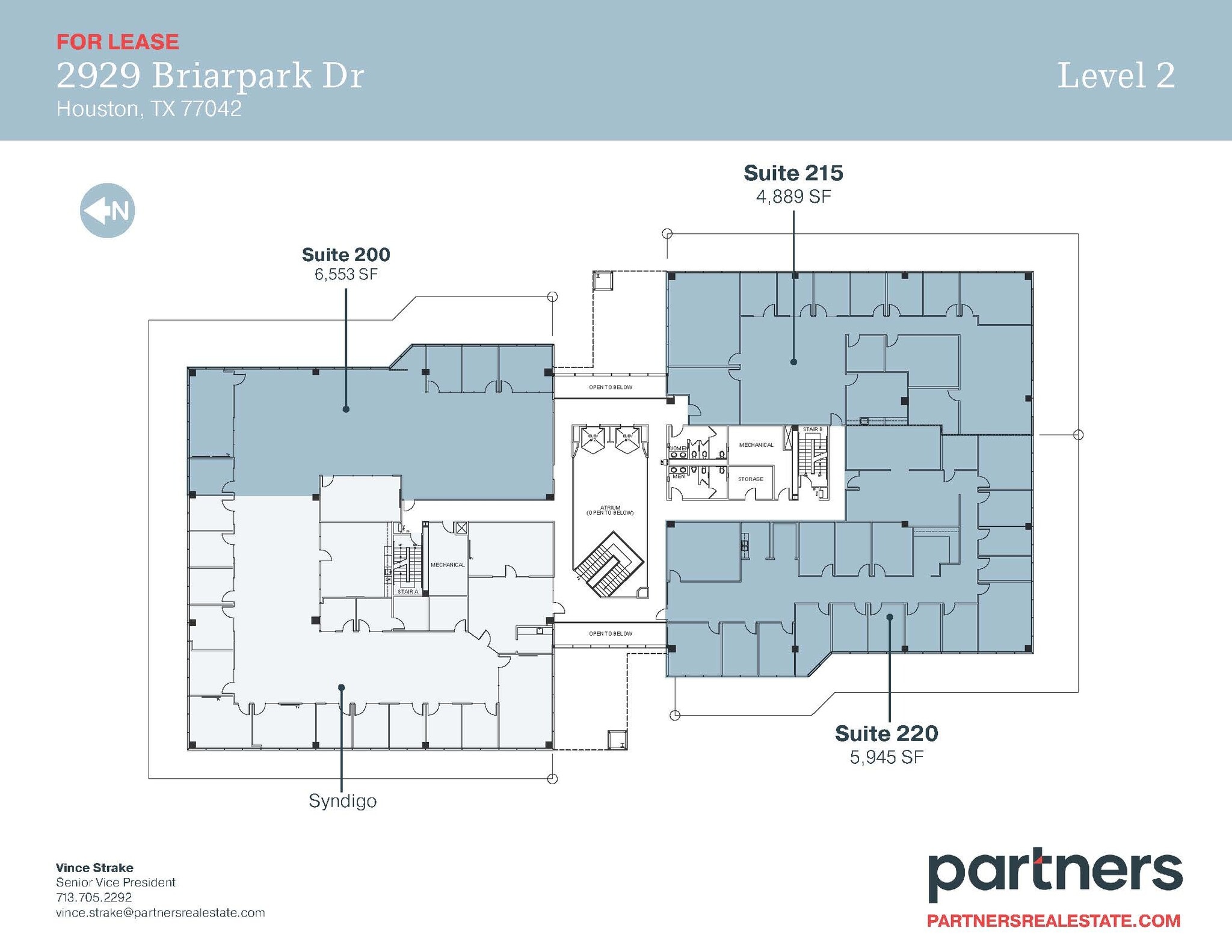2929 Briarpark Dr, Houston, TX à louer Plan de site– Image 1 sur 2