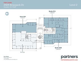 2929 Briarpark Dr, Houston, TX à louer Plan de site– Image 2 sur 2