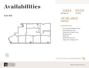 100 W Broadway, Glendale, CA à louer Plan d’étage– Image 1 sur 1