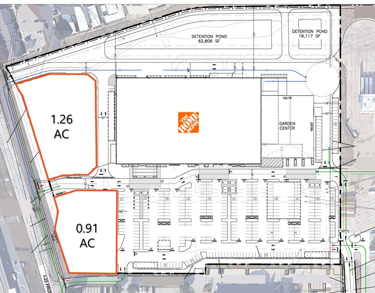 Interstate 35 & West University Dr, Denton, TX à louer - Plan de site – Image 2 sur 2