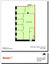 20 Toronto St, Toronto, ON à louer Plan d’étage– Image 1 sur 1