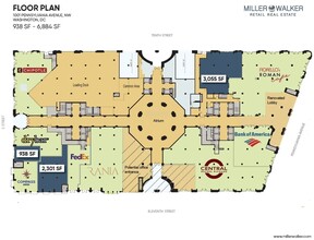 1001 Pennsylvania Ave NW, Washington, DC à louer Plan d’étage– Image 1 sur 1