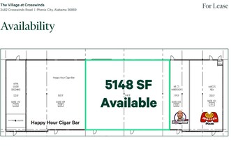Hwy 431 & 165 Hwy, Phenix City, AL à louer Plan d’étage– Image 1 sur 1