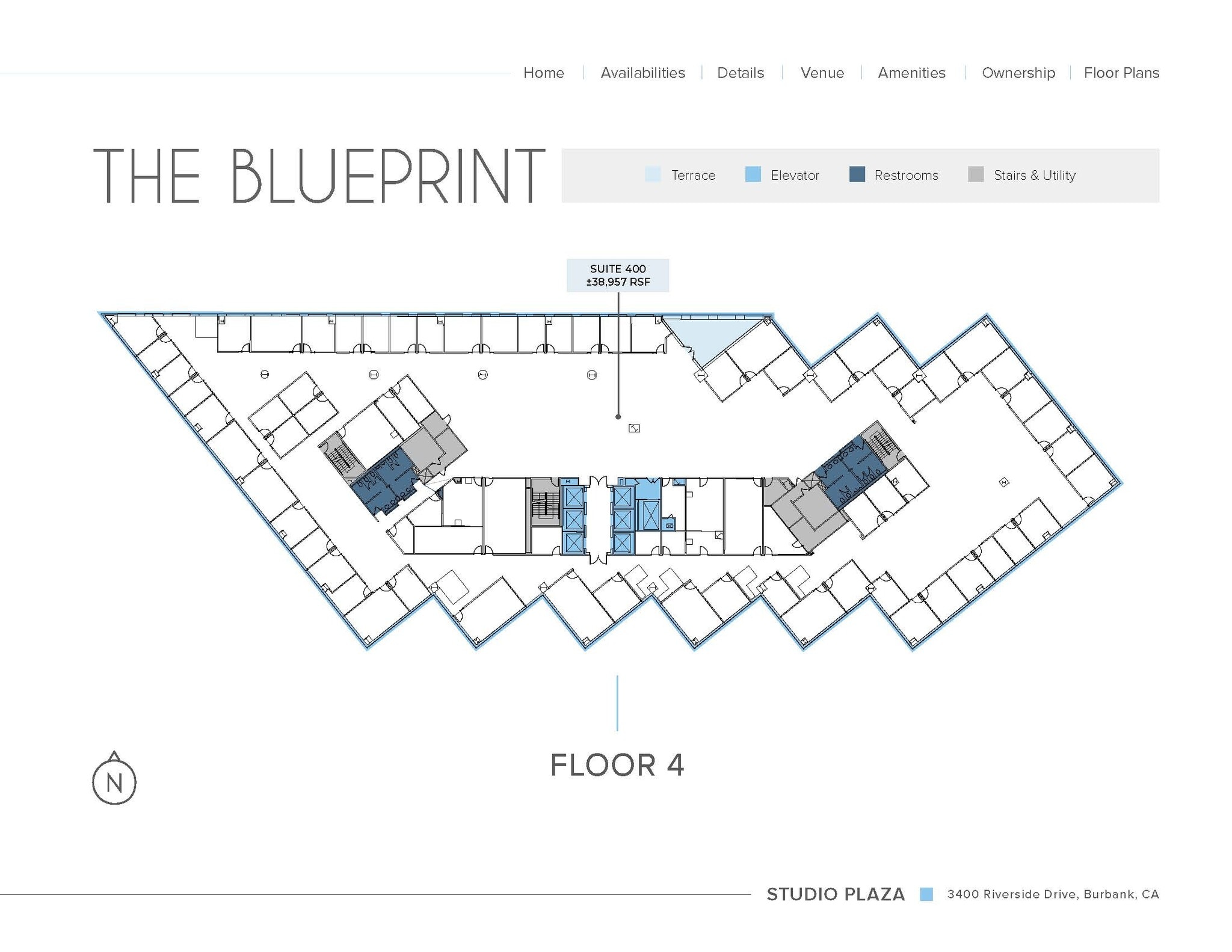 3400 W Riverside Dr, Burbank, CA à louer Plan d’étage– Image 1 sur 1