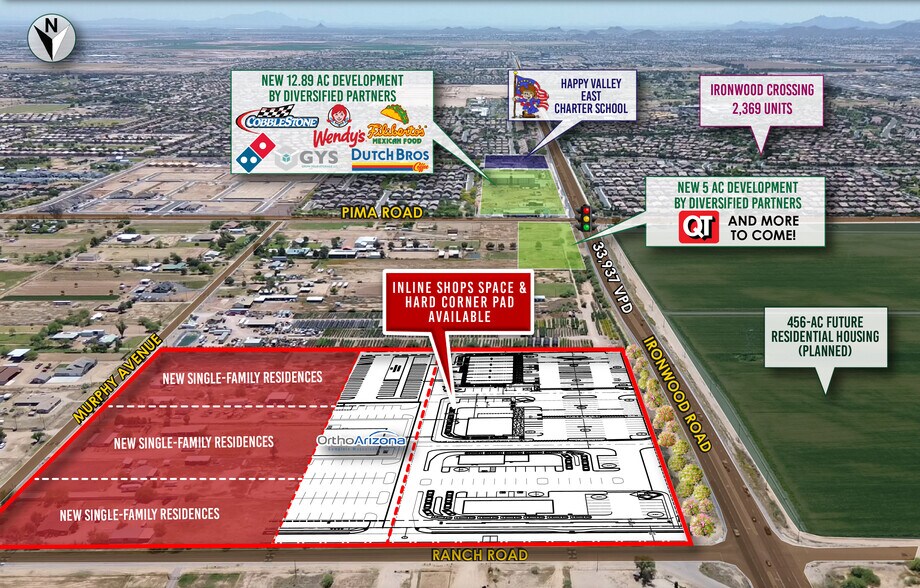 SEC Ironwood Rd & Ranch Rd, San Tan Valley, AZ à louer - Photo principale – Image 1 sur 1