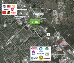 TBD Longmire Drive, College Station, TX - Vue aérienne  vue de carte - Image1