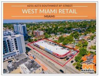 Plus de détails pour 6251-6373 SW 8th St, West Miami, FL - Local commercial à louer