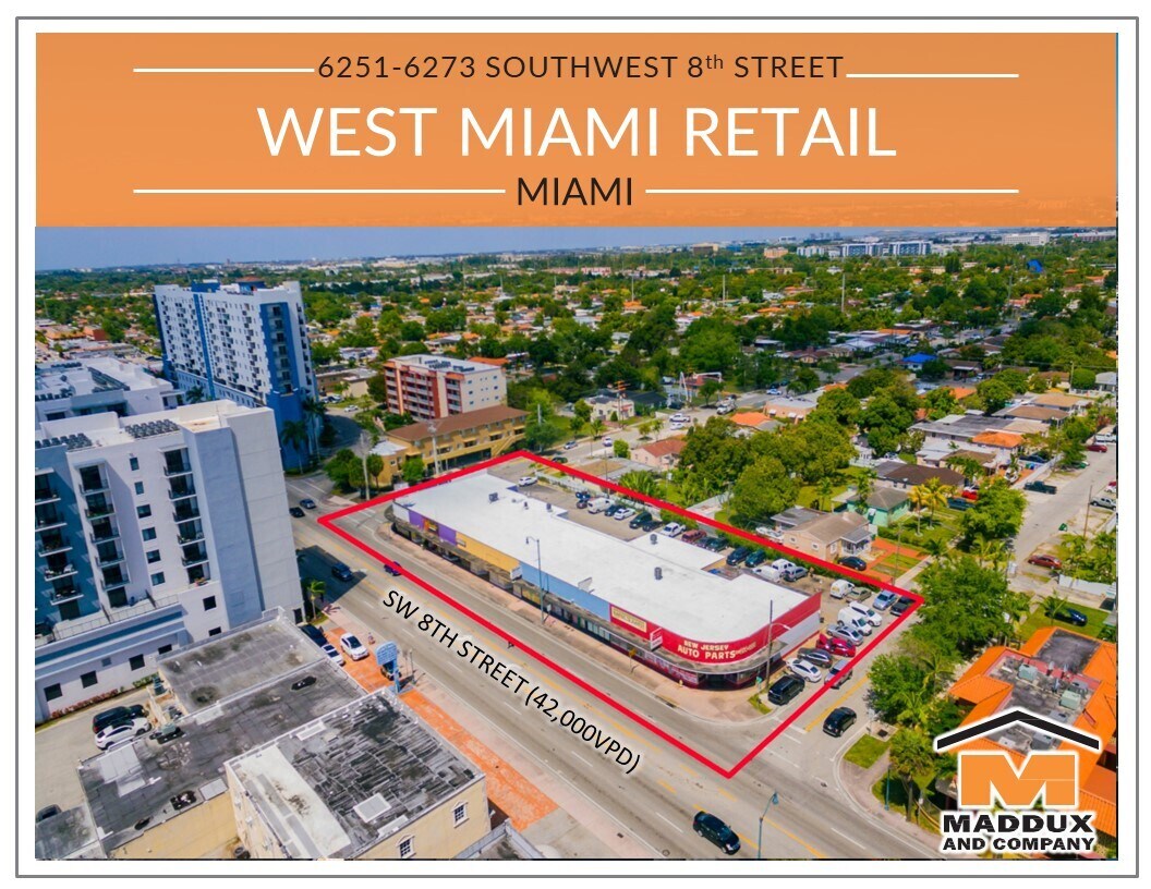 6251-6373 SW 8th St, West Miami, FL à louer Photo de l’immeuble– Image 1 sur 3