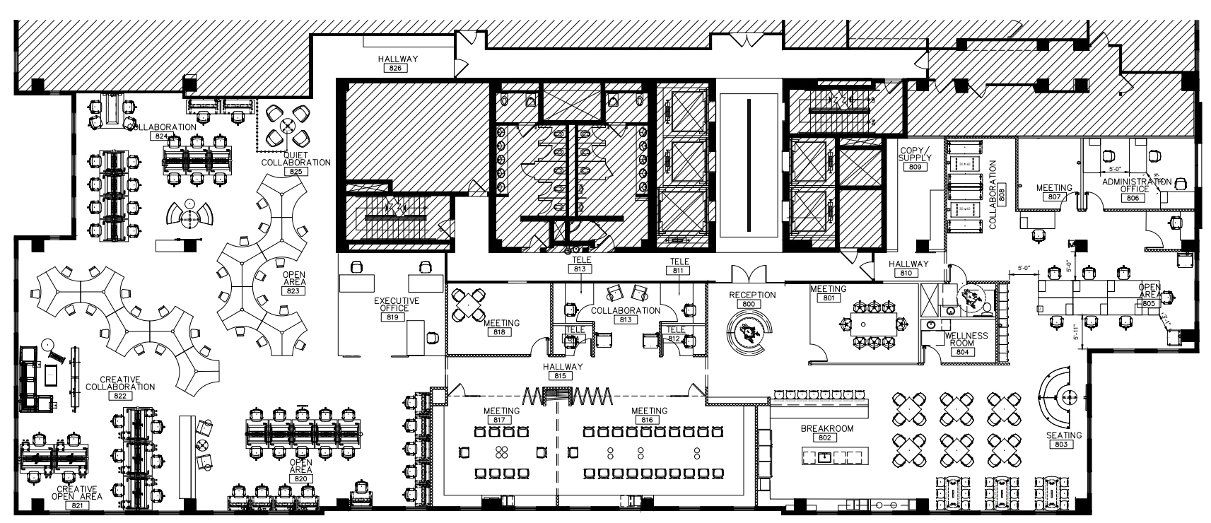 355 Alhambra Cir, Coral Gables, FL à louer Plan d’étage type– Image 1 sur 7