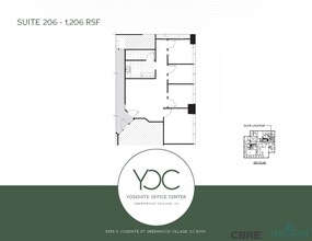 5655 S Yosemite St, Greenwood Village, CO à louer Plan d’étage– Image 1 sur 1