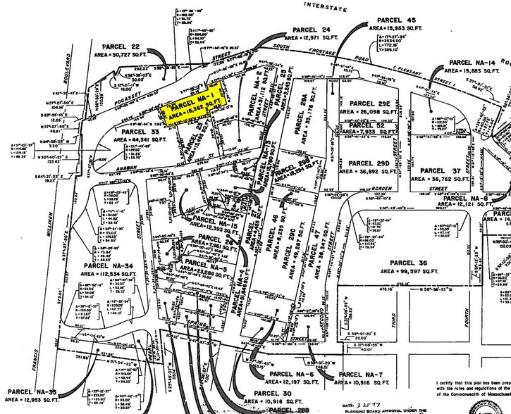 207 Pocasset St, Fall River, MA à louer - Plan cadastral – Image 2 sur 11