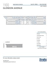 1100 Glendon Ave, Los Angeles, CA à louer Plan d’étage– Image 1 sur 1