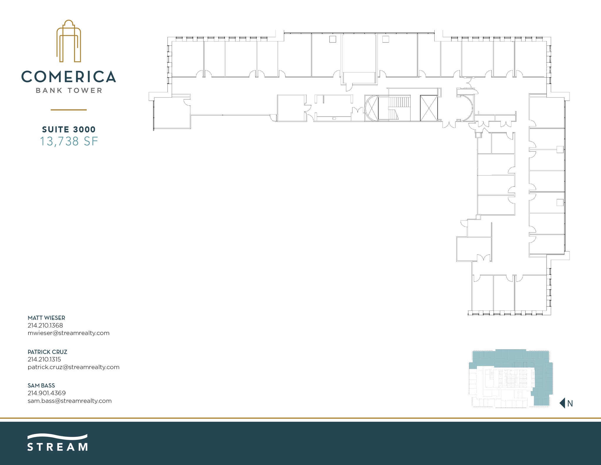 1717 Main St, Dallas, TX à louer Plan d’étage– Image 1 sur 1