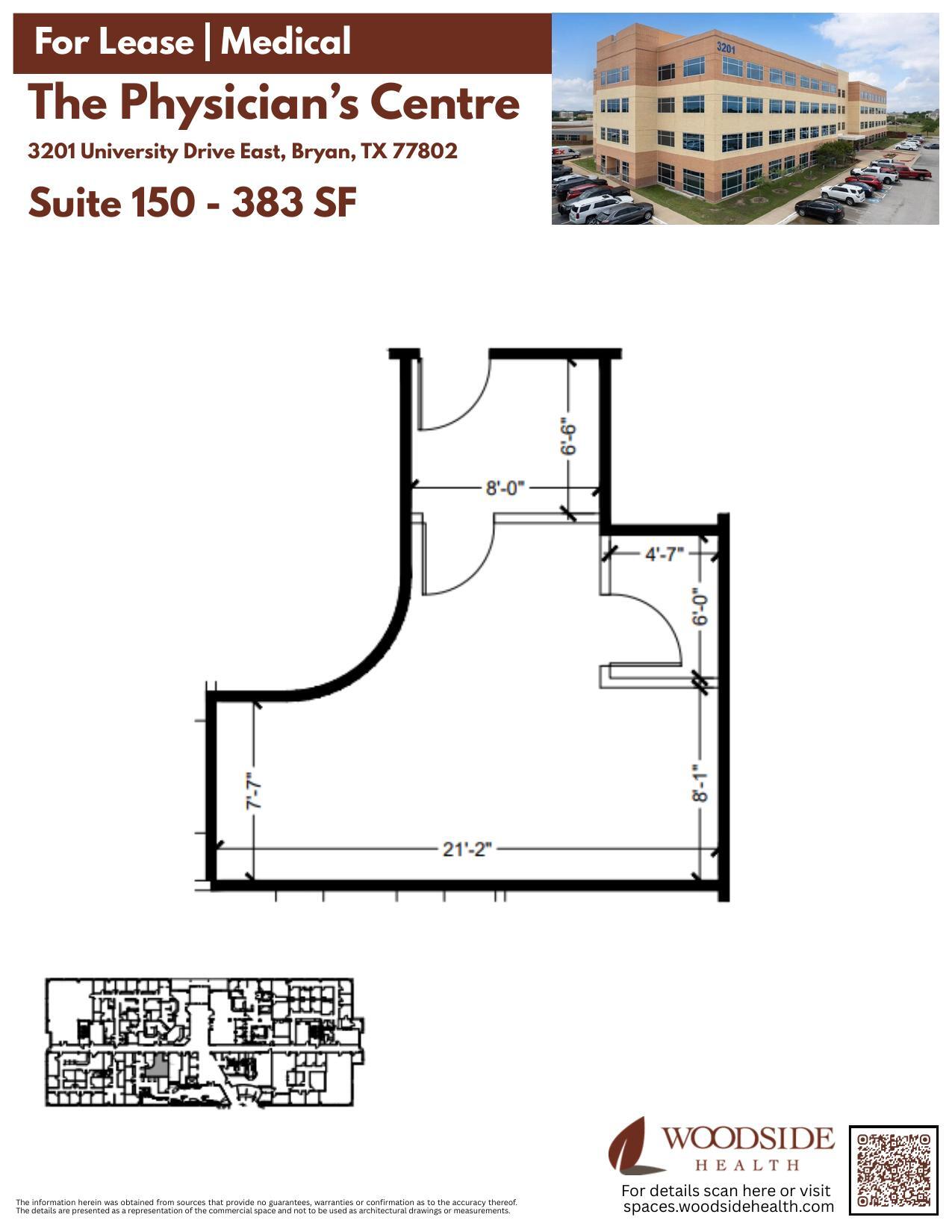 3201 University Dr E, Bryan, TX à louer Plan d’étage– Image 1 sur 1